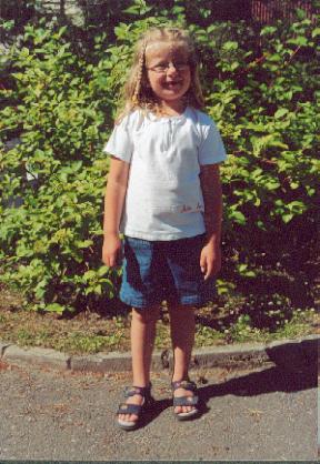 Ingvild 7 år gammel